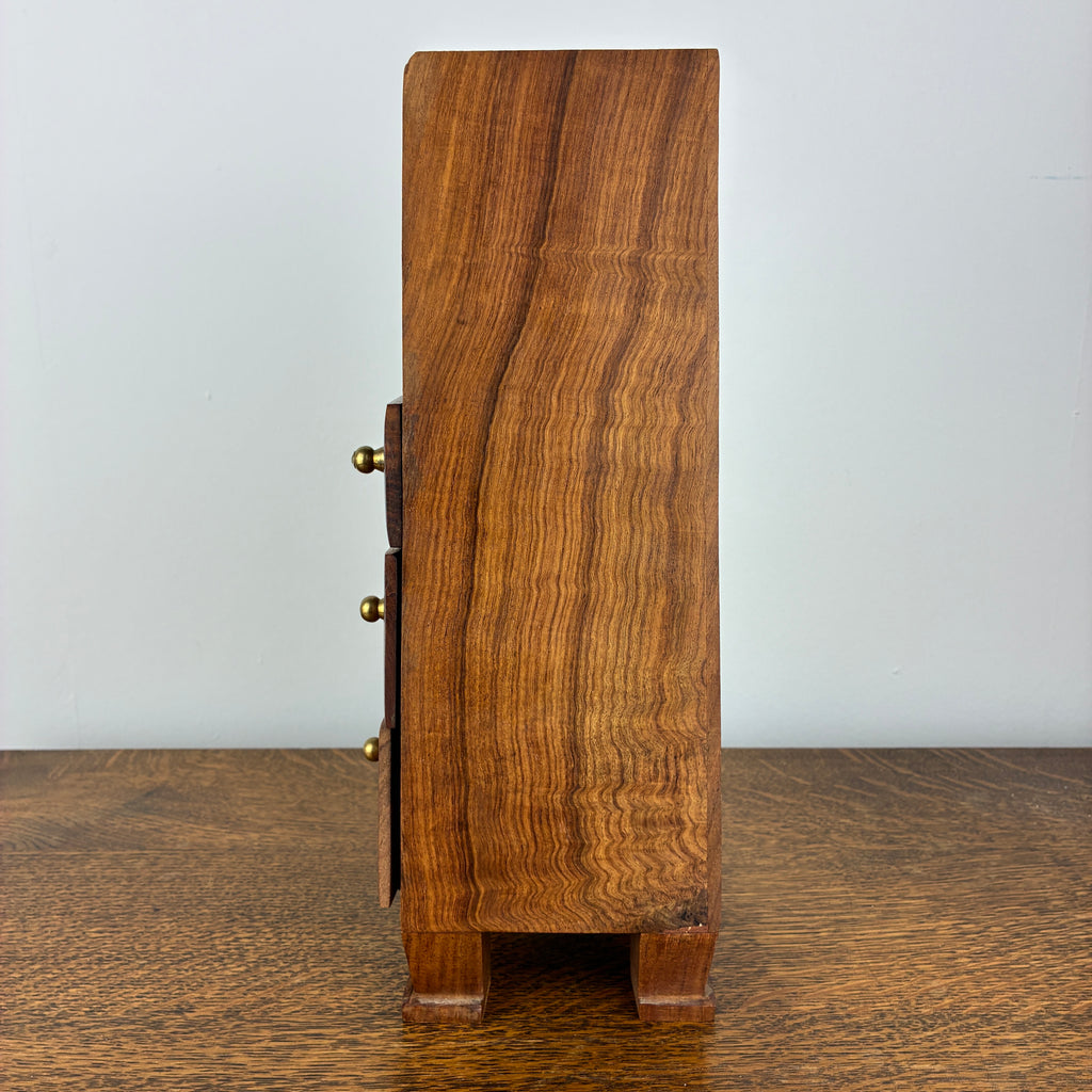 Wooden Jewellery Box Cabinet – Pyramid Design with Drawers