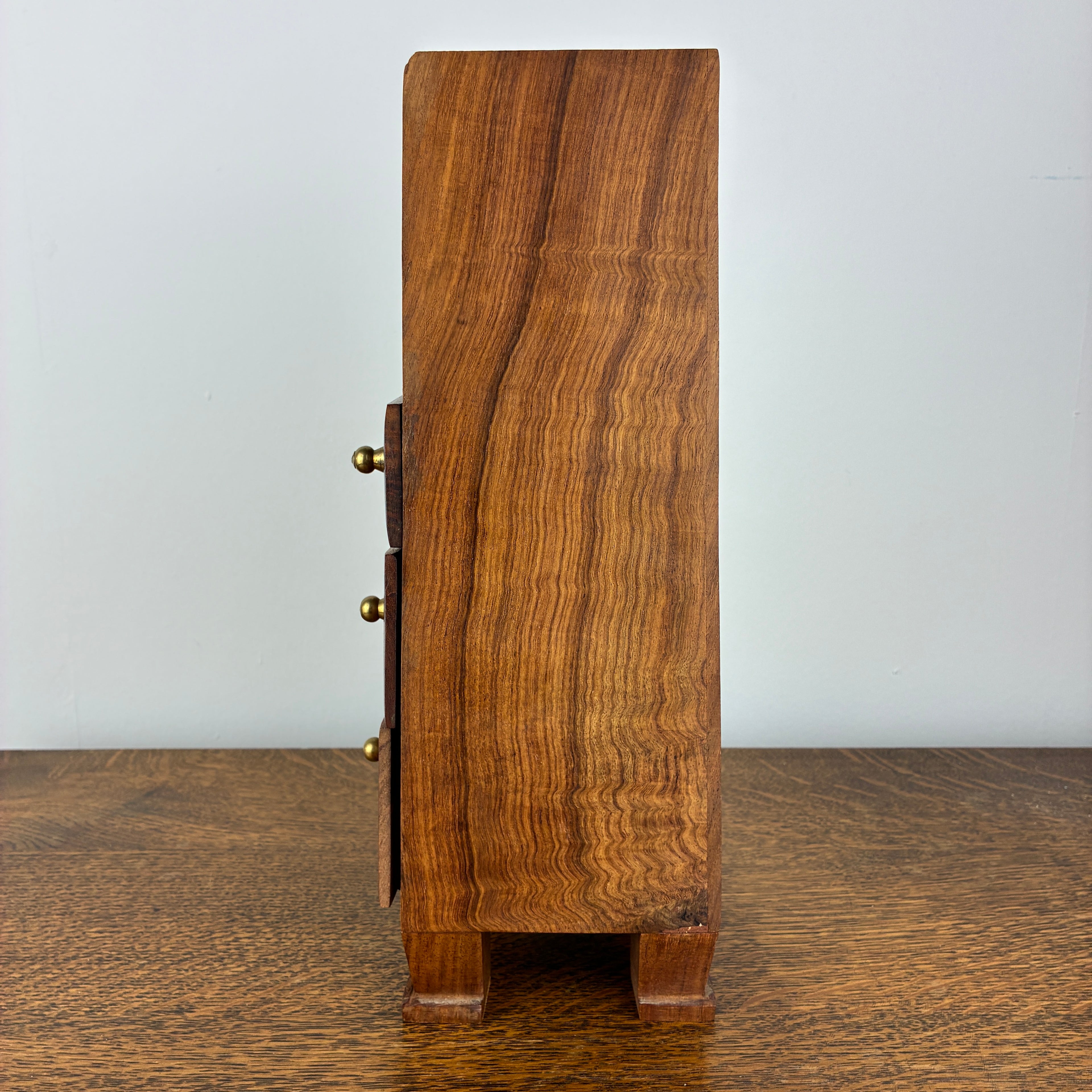 Wooden Jewellery Box Cabinet – Pyramid Design with Drawers