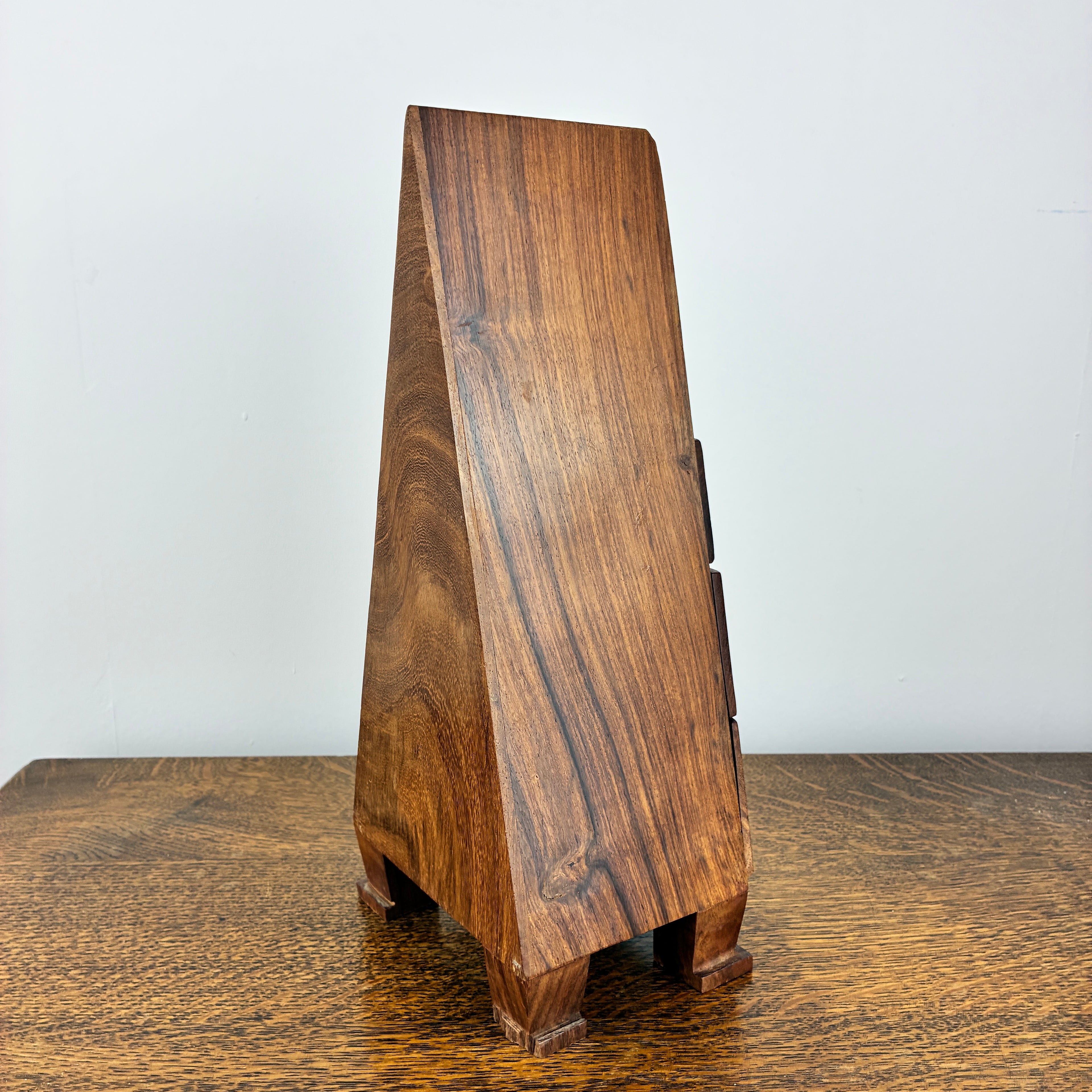 Wooden Jewellery Box Cabinet – Pyramid Design with Drawers