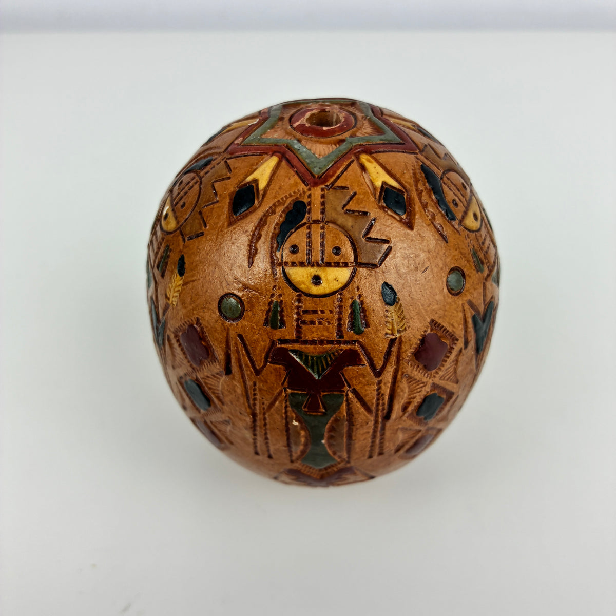 Vintage Navajo Ceramic Seed Pot by Irene White