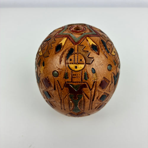 Vintage Navajo Ceramic Seed Pot by Irene White