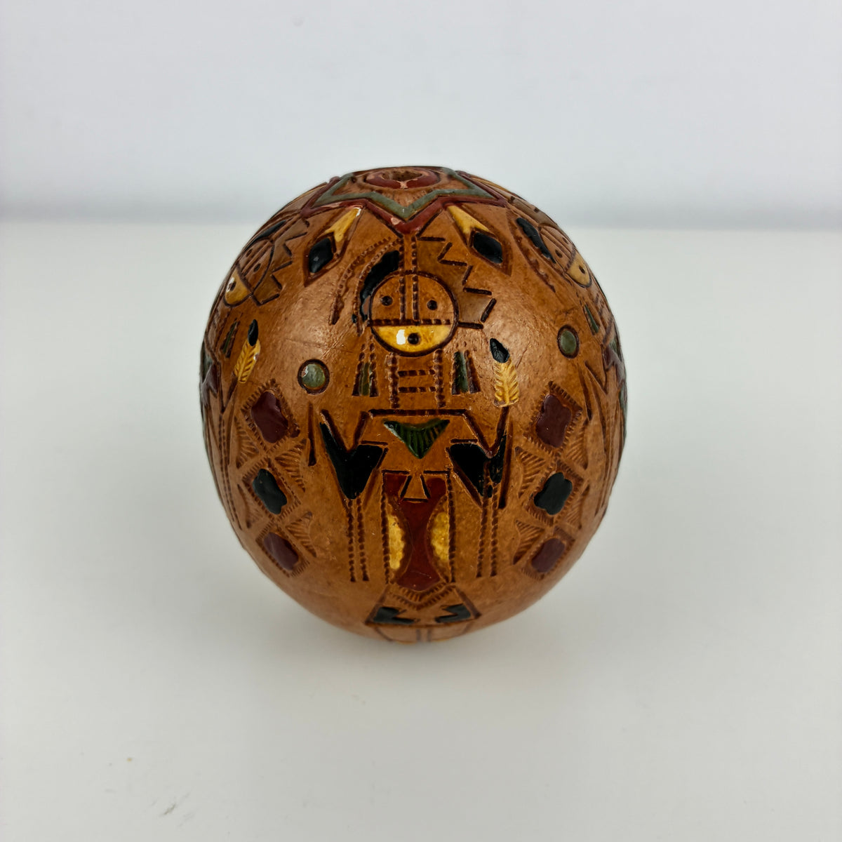 Vintage Navajo Ceramic Seed Pot by Irene White