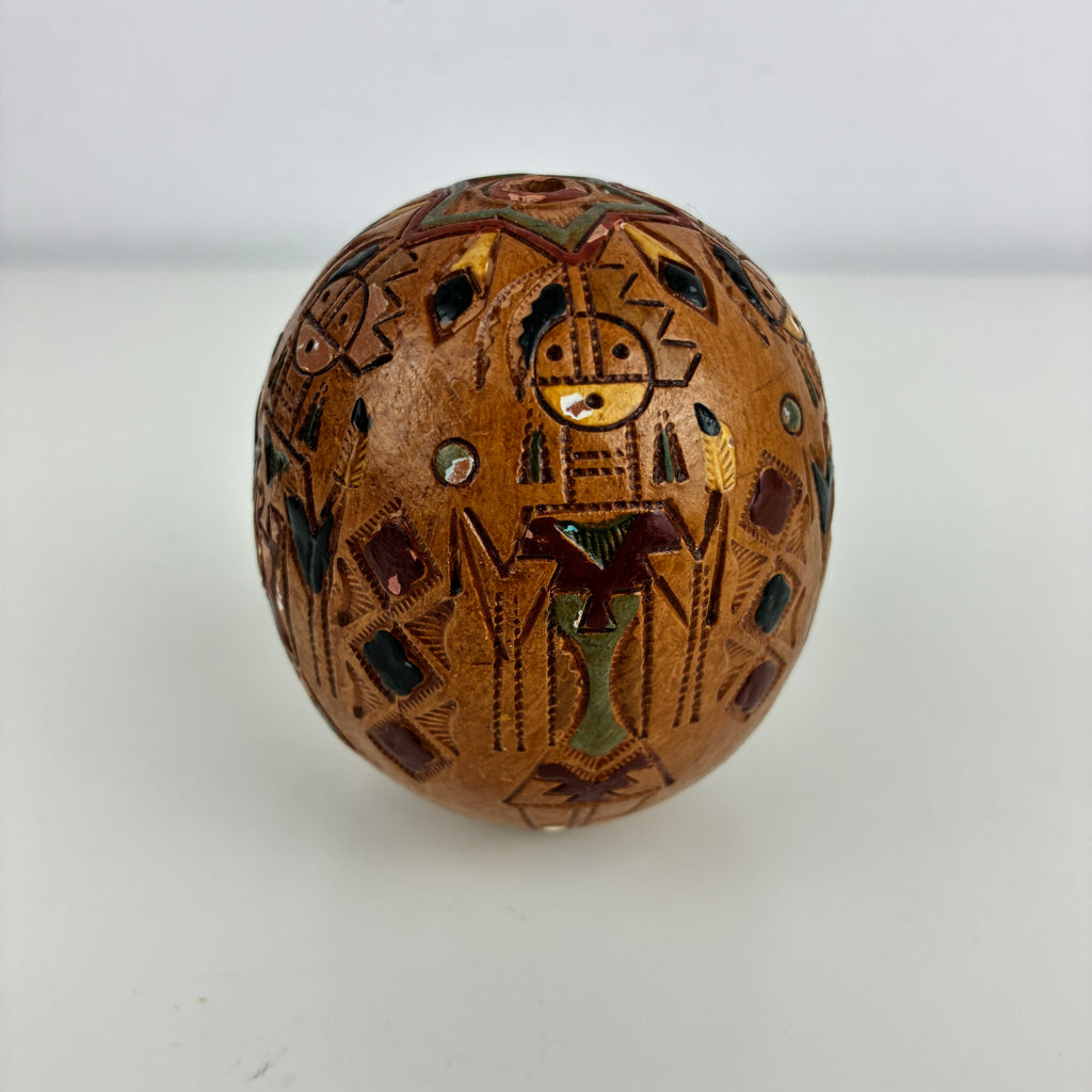 Vintage Navajo Ceramic Seed Pot by Irene White