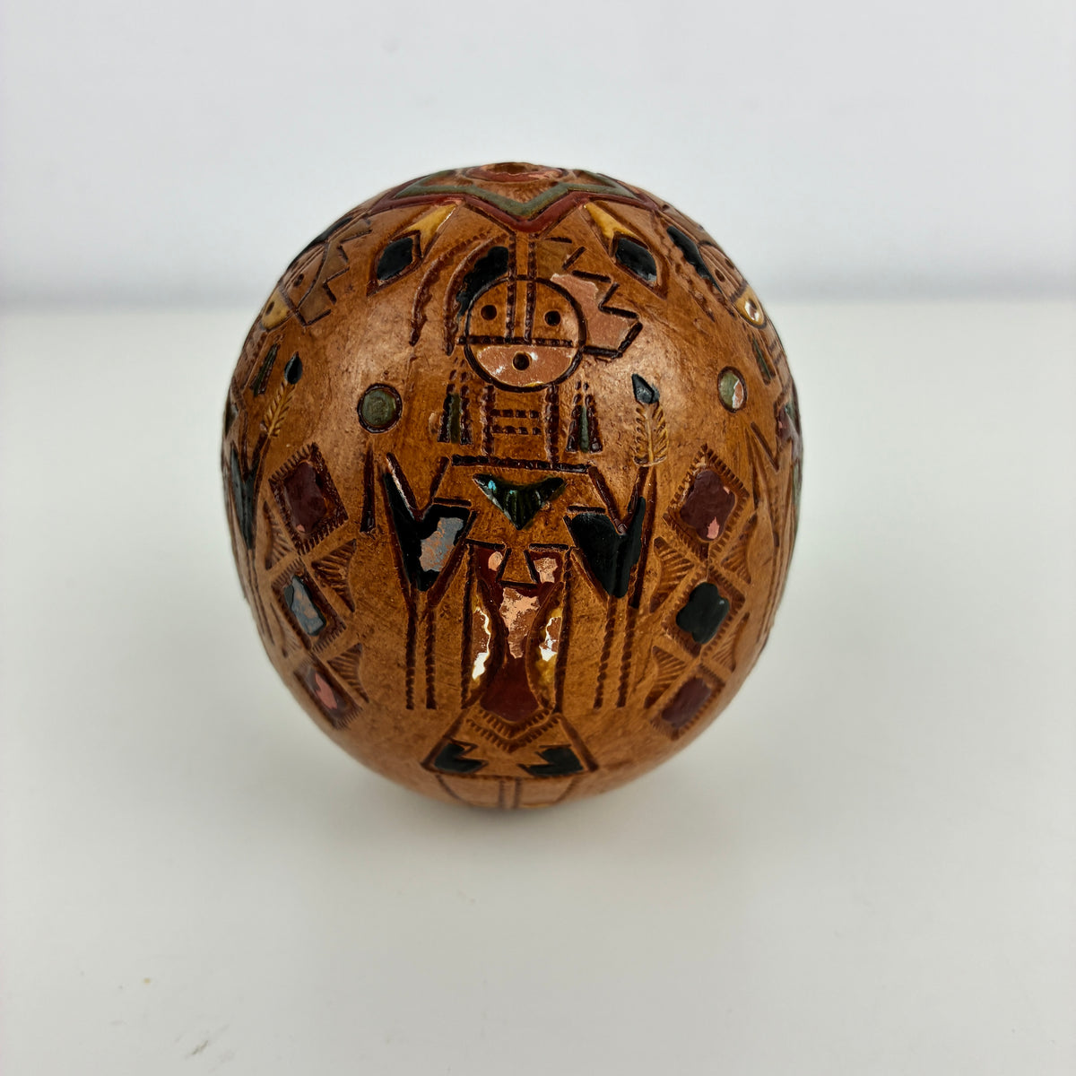 Vintage Navajo Ceramic Seed Pot by Irene White
