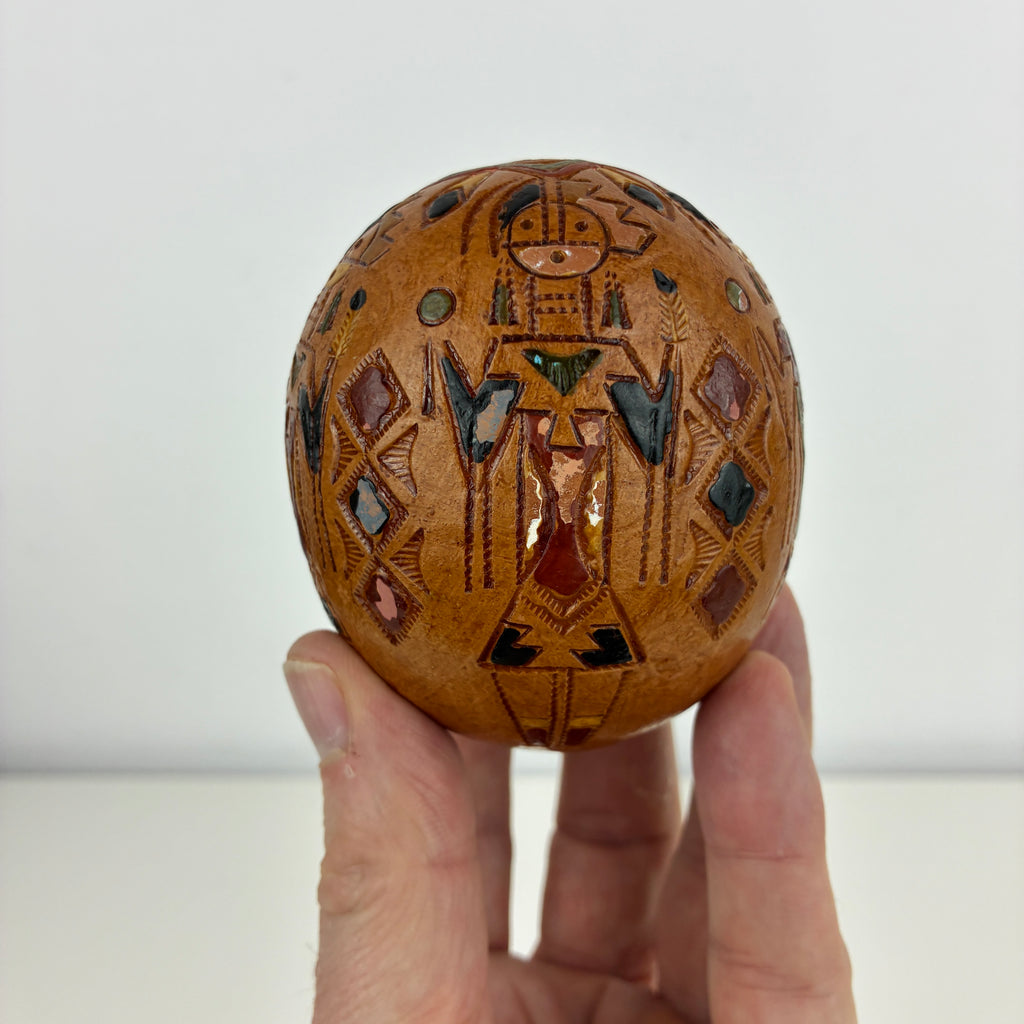 Vintage Navajo Ceramic Seed Pot by Irene White