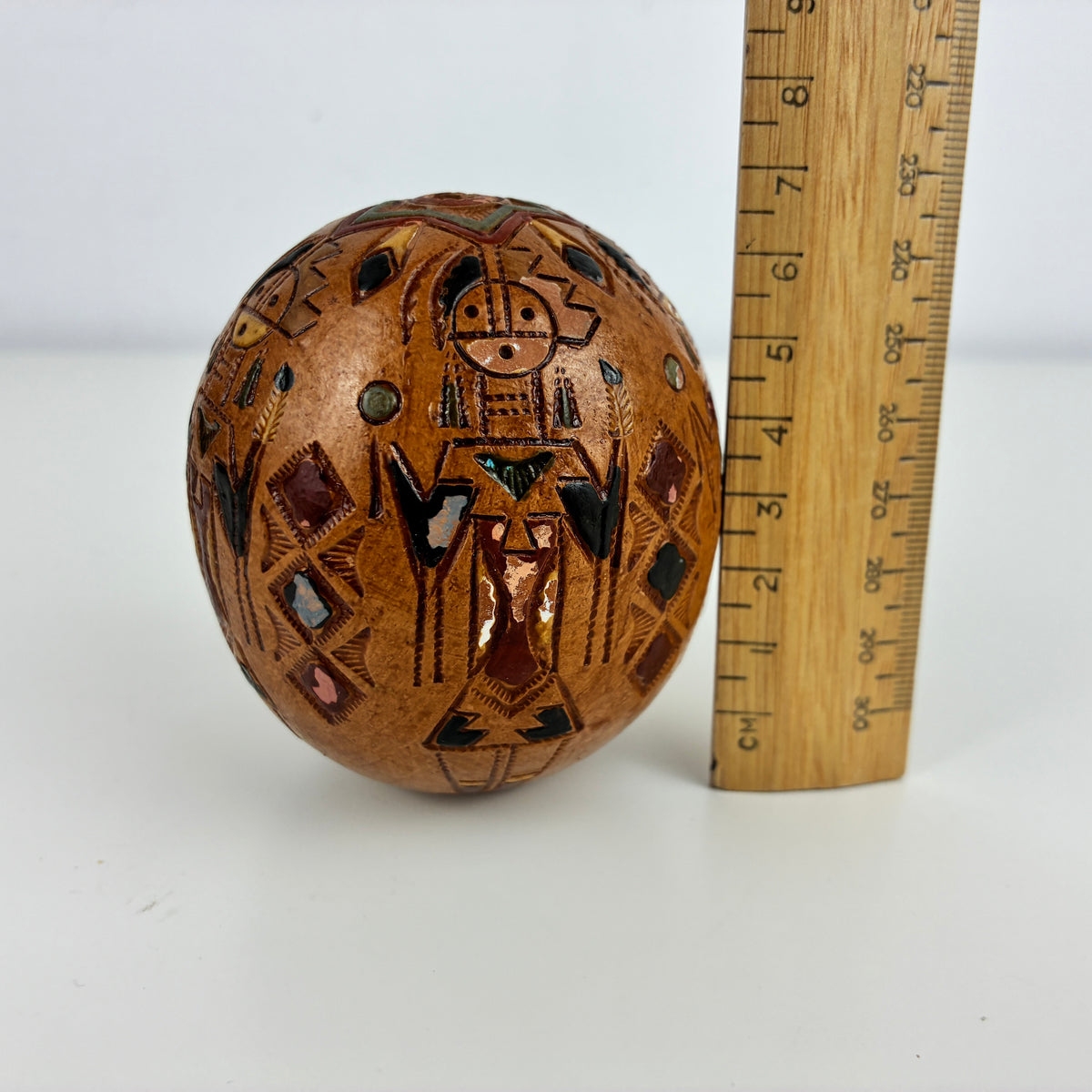 Vintage Navajo Ceramic Seed Pot by Irene White