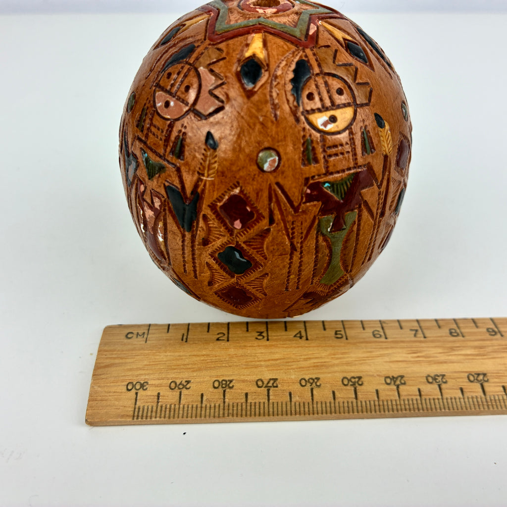 Vintage Navajo Ceramic Seed Pot by Irene White